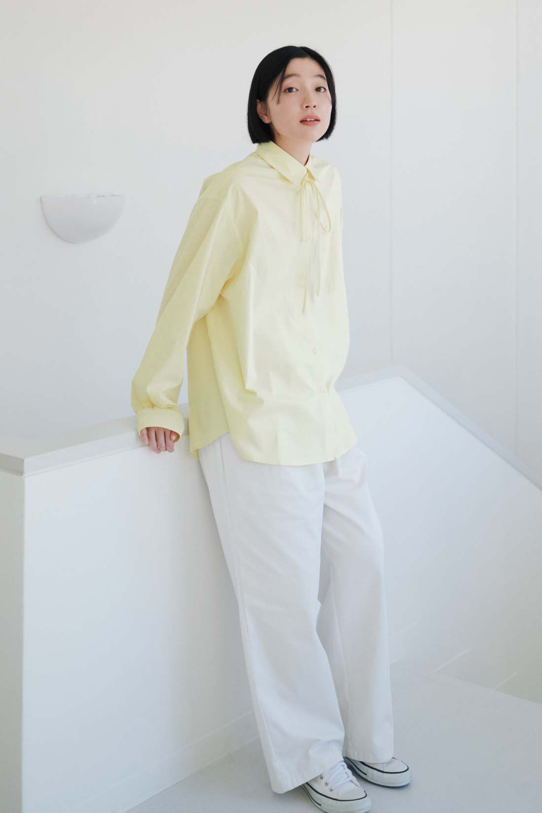 THREE FIFTY STANDARD|THREE FIFTY STANDARD　小谷 実由さんと作った こだわりの薄黄色シャツ〈イエロー〉