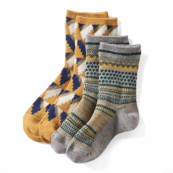 THREE FIFTY STANDARD | 日本製のジャカード ソックス セット