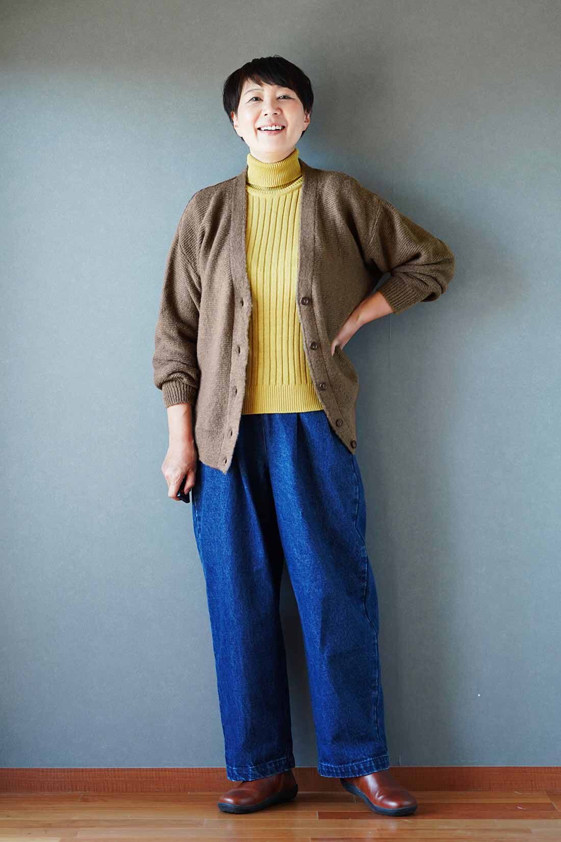 THREE FIFTY STANDARD|THREE FIFTY STANDARD コットン100％のリブタートルの会