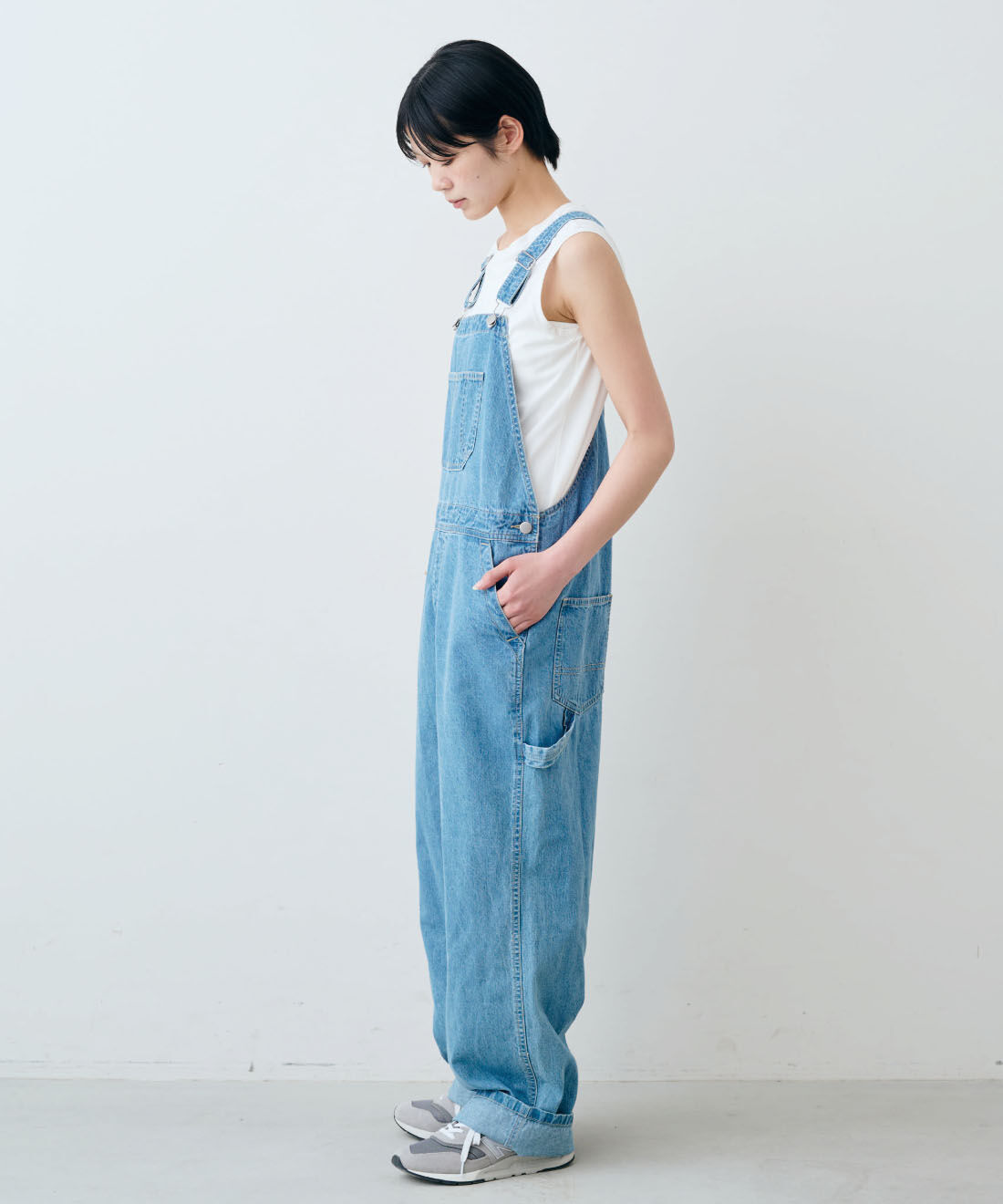 THREE FIFTY STANDARD|シルケット加工 タンクトップのコーディネート