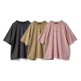 THREE FIFTY STANDARD | 綿100％ ピグメント加工 ロゴプリントＴシャツ