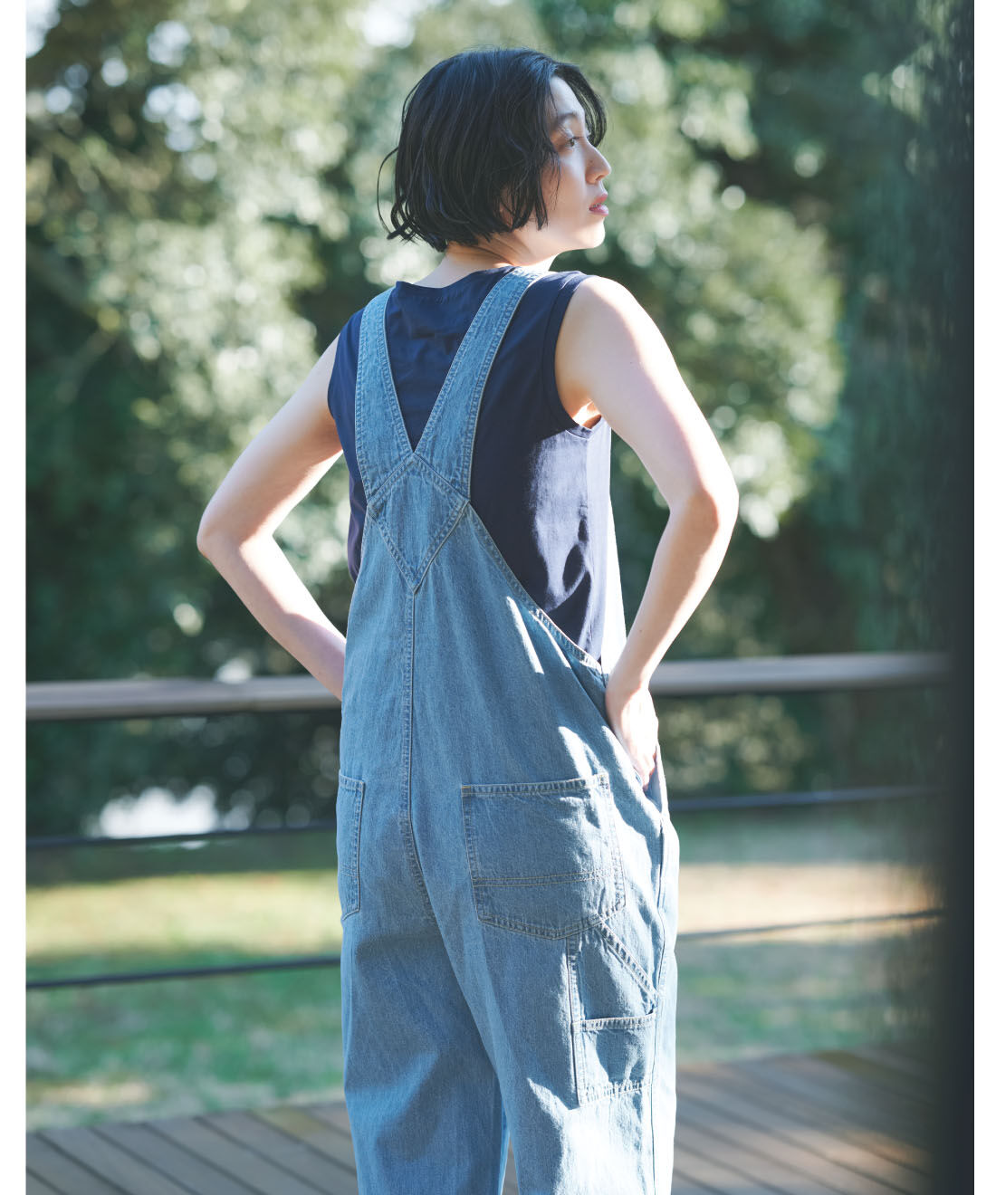 THREE FIFTY STANDARD|THREE FIFTY STANDARD　シルケット加工のタンクトップの会|ネイビー