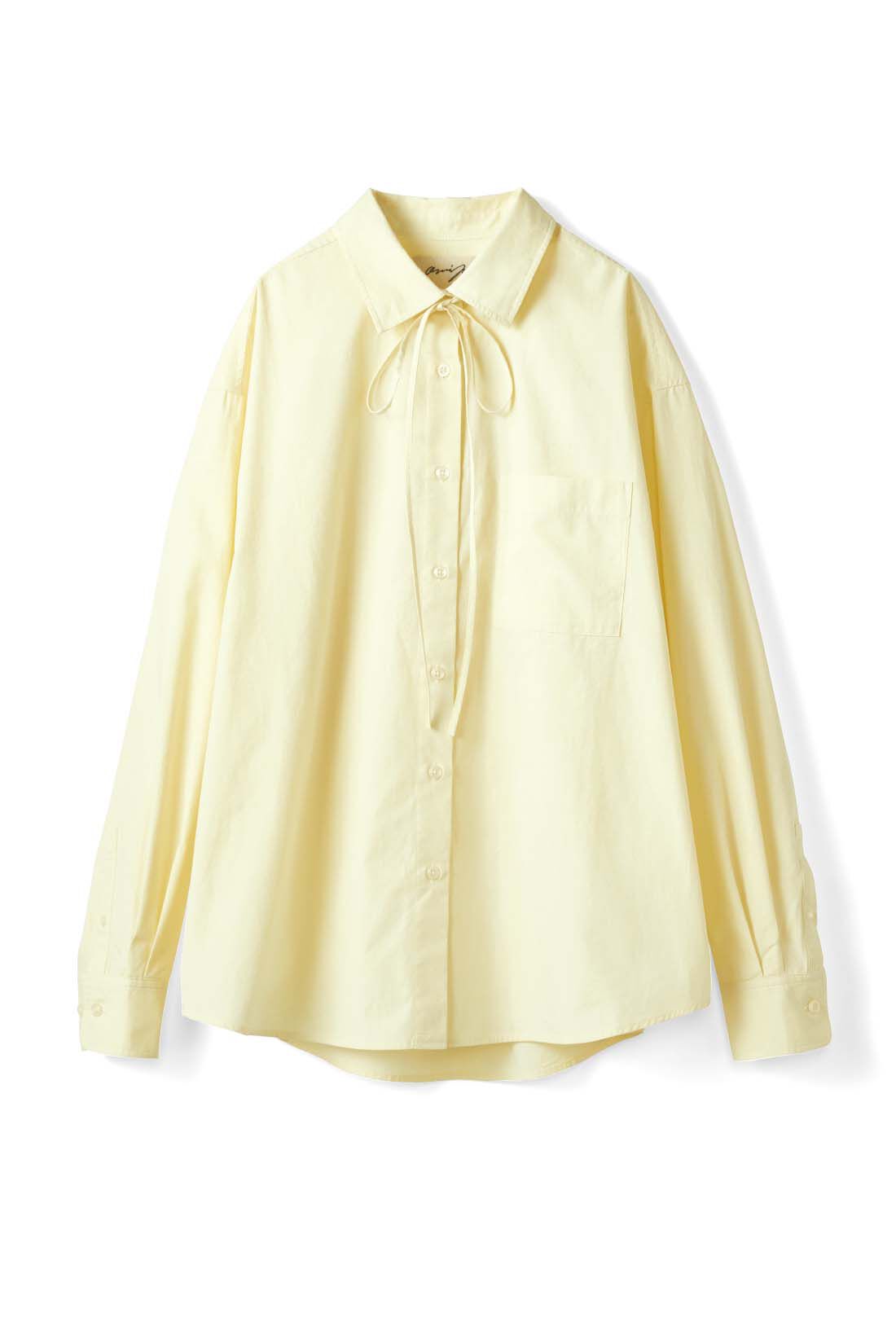 THREE FIFTY STANDARD|THREE FIFTY STANDARD　小谷 実由さんと作った こだわりの薄黄色シャツ〈イエロー〉