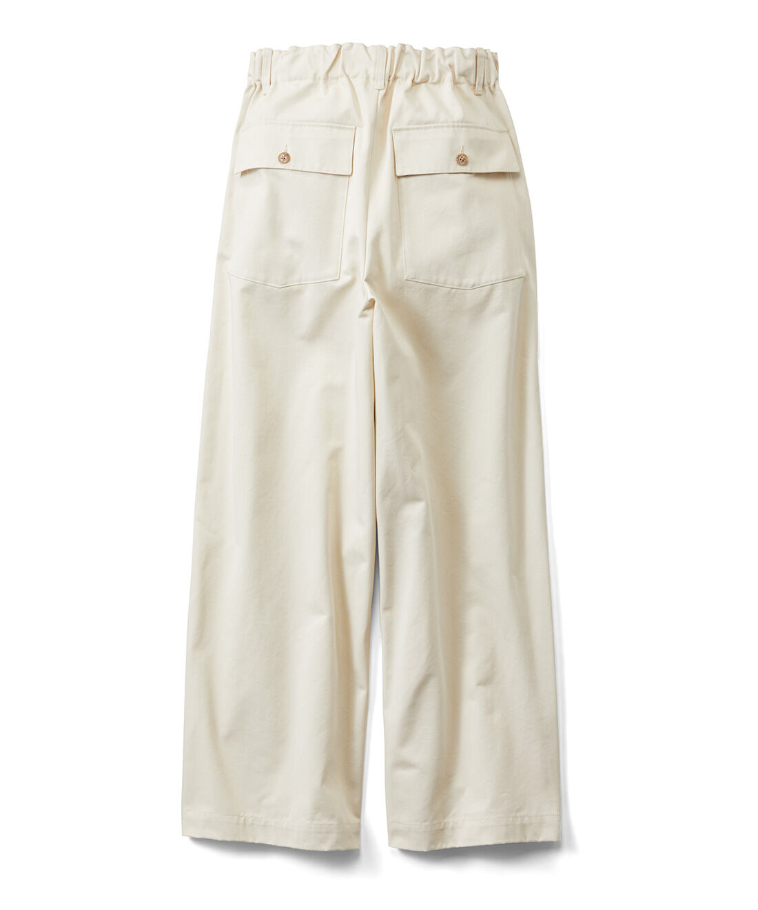 THREE FIFTY STANDARD［スリーフィフティースタンダード］|THREE FIFTY STANDARD　ワイドベイカーパンツ〈オフホワイト〉|BACK