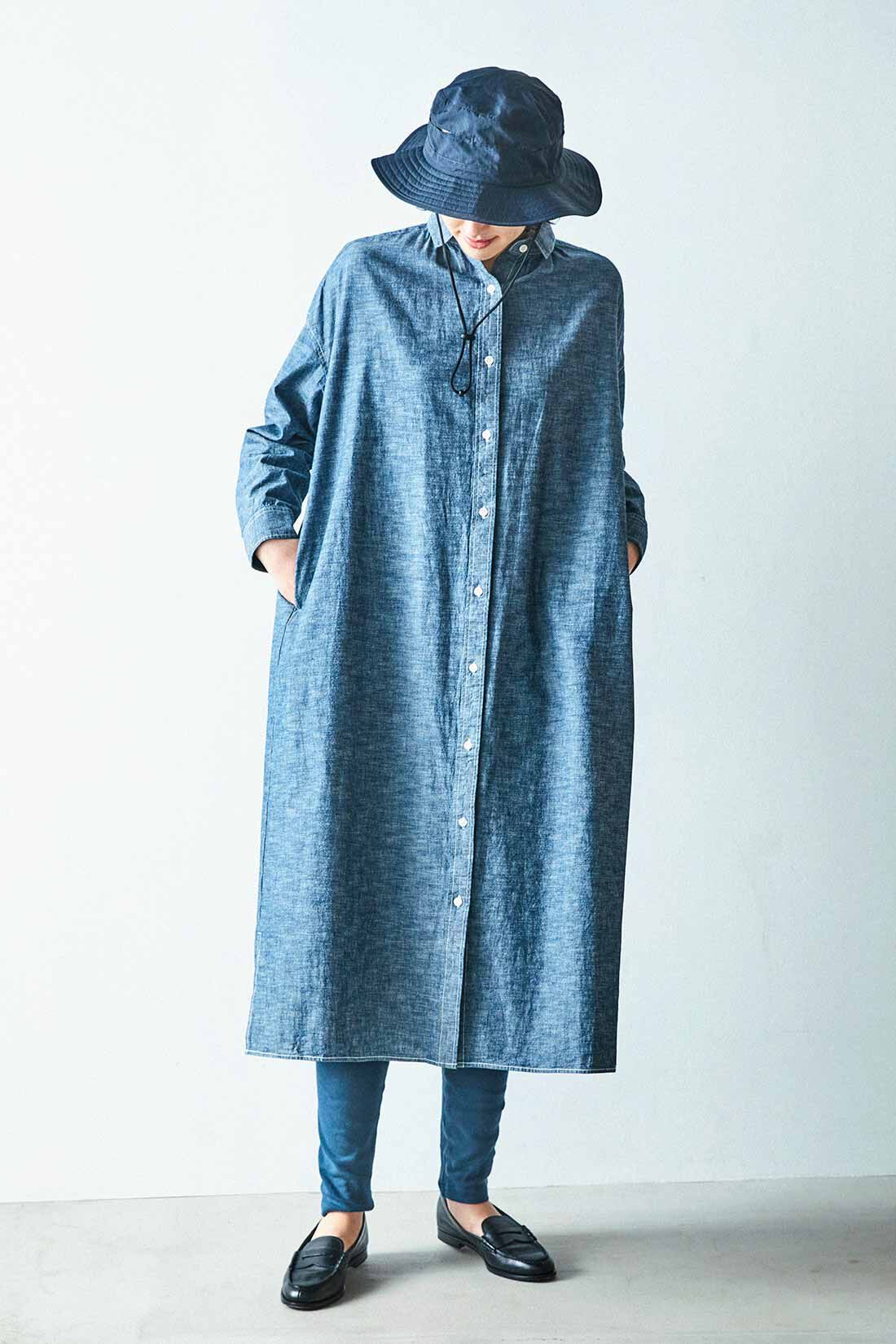 THREE FIFTY STANDARD|THREE FIFTY STANDARD サファリハット〈ネイビー〉