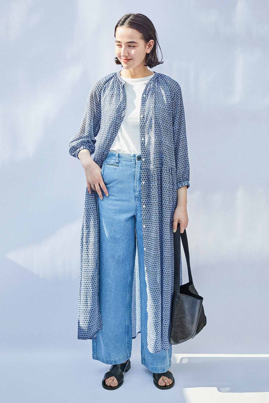 THREE FIFTY STANDARD|THREE FIFTY STANDARD シンプルなコットンのノースリーブトップスの会