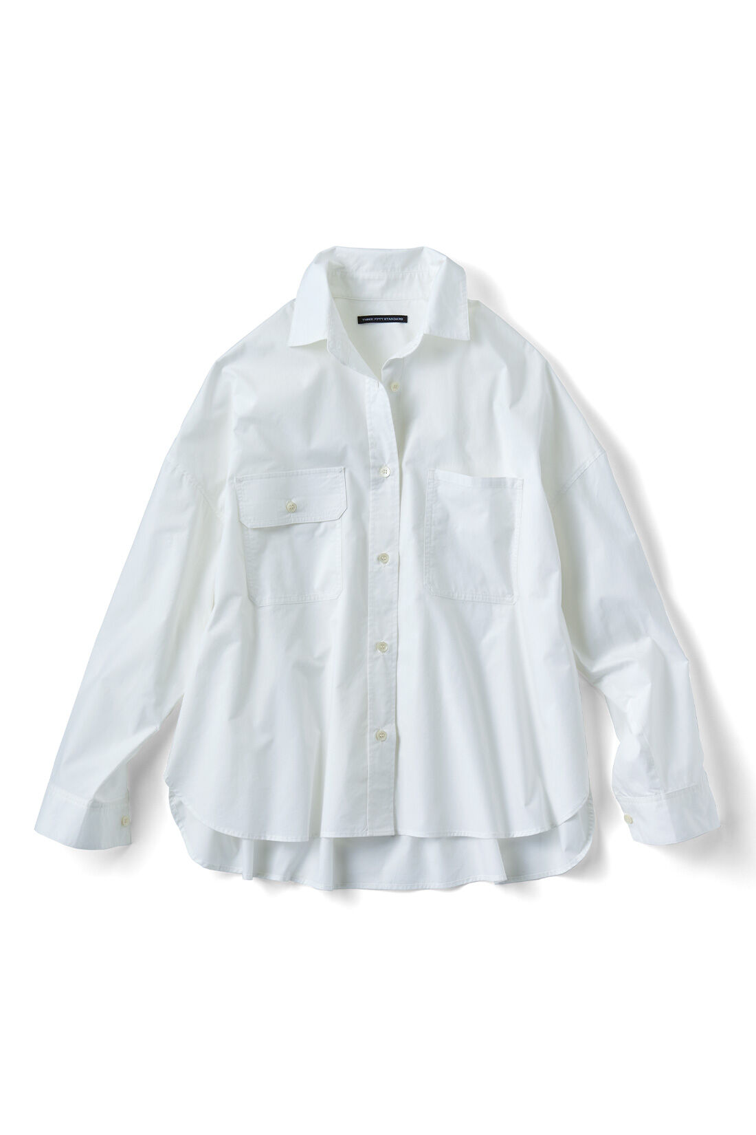 THREE FIFTY STANDARD|THREE FIFTY STANDARD ワイドな白シャツ