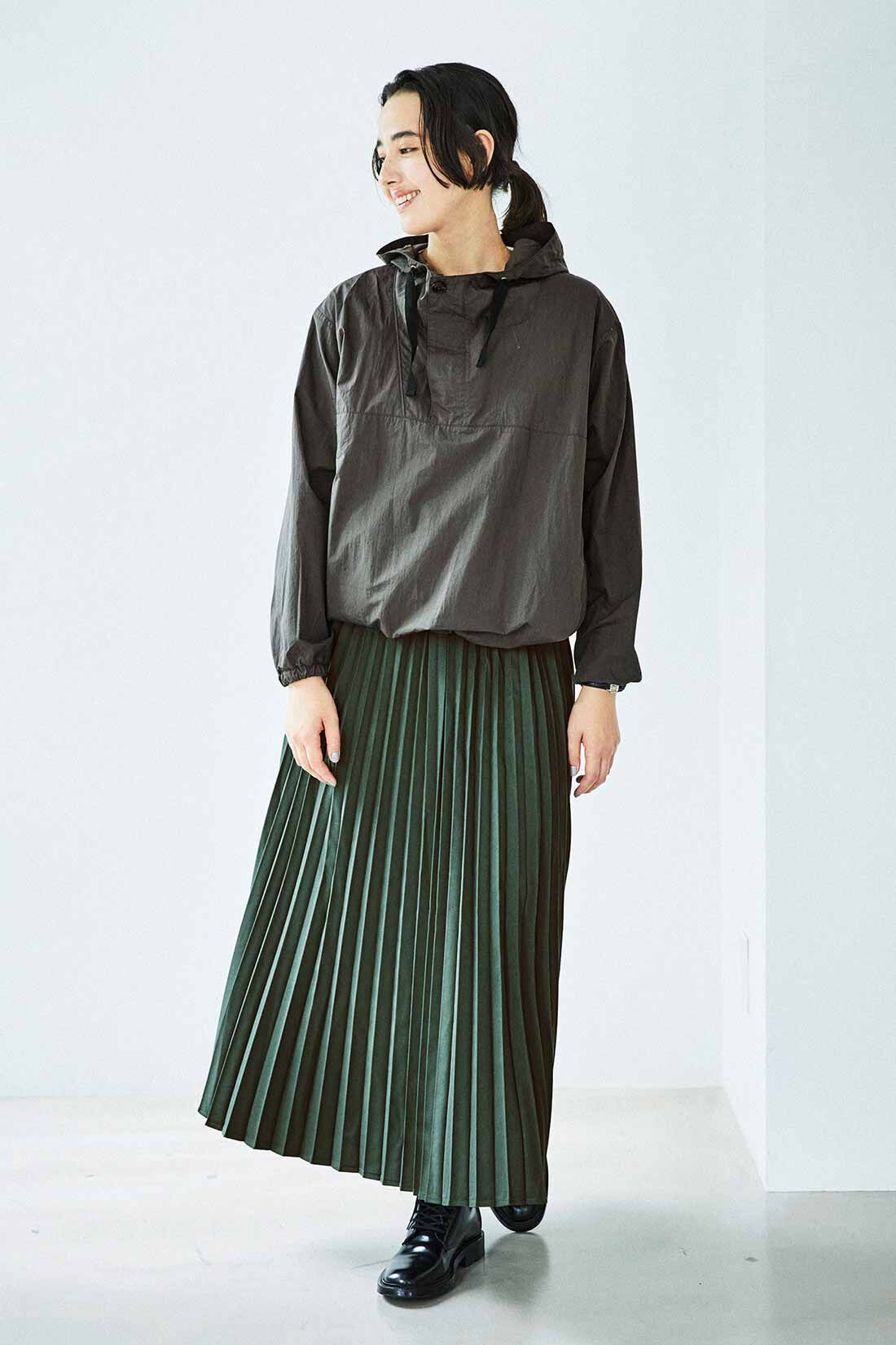 THREE FIFTY STANDARD|コットンナイロン混のアノラックＣＨ　ＴＦＳのコーディネート