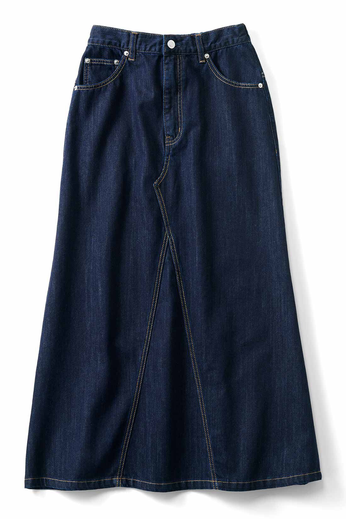 THREE FIFTY STANDARD|THREE FIFTY STANDARD　デニムのAラインスカート