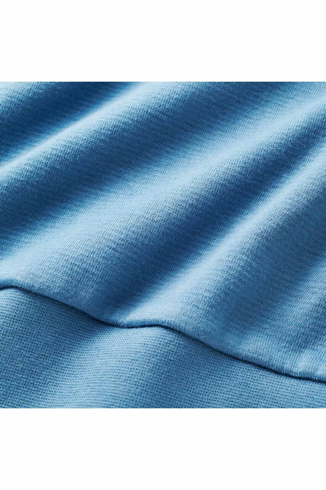 THREE FIFTY STANDARD|THREE FIFTY STANDARD　フライス編みのストレッチラグランスリーブTシャツの会|キックバックがよく、着心地のいいストレッチフライス生地を使っています。