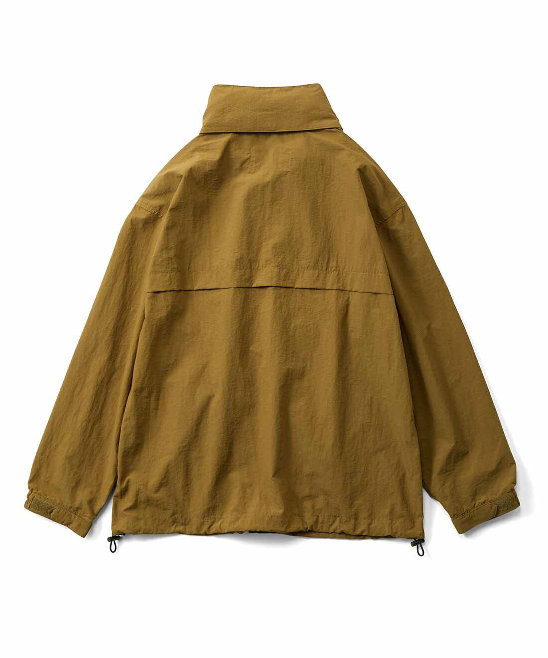 THREE FIFTY STANDARD［スリーフィフティースタンダード］|THREE FIFTY STANDARD　軽量ナイロンパーカー〈カーキブラウン〉|BACK