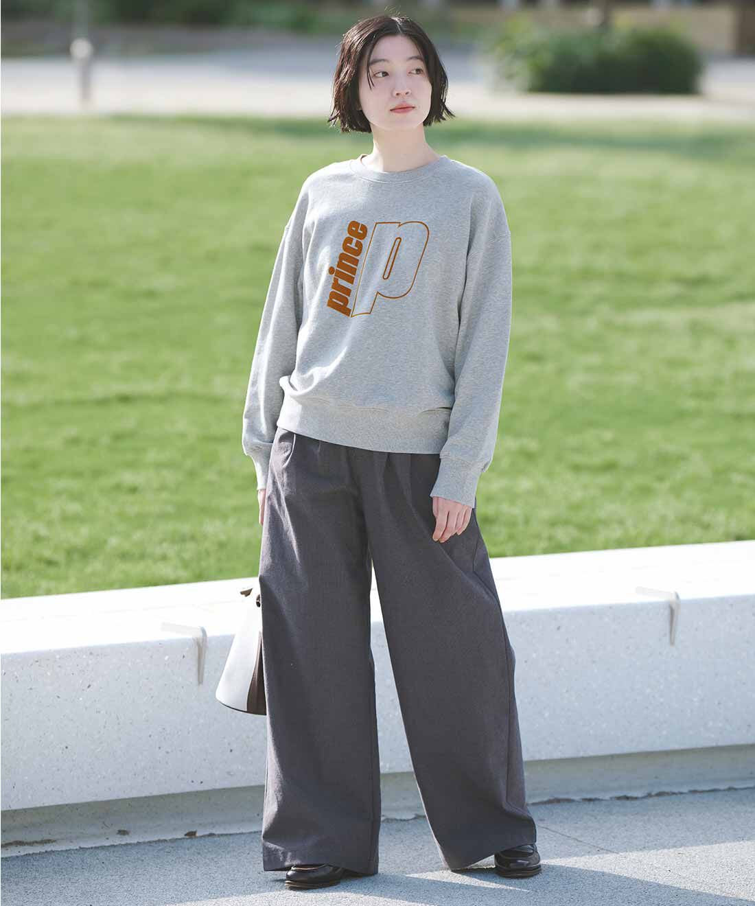 THREE FIFTY STANDARD［スリーフィフティースタンダード］|THREE FIFTY STANDARD　千鳥格子のワイドタックパンツ