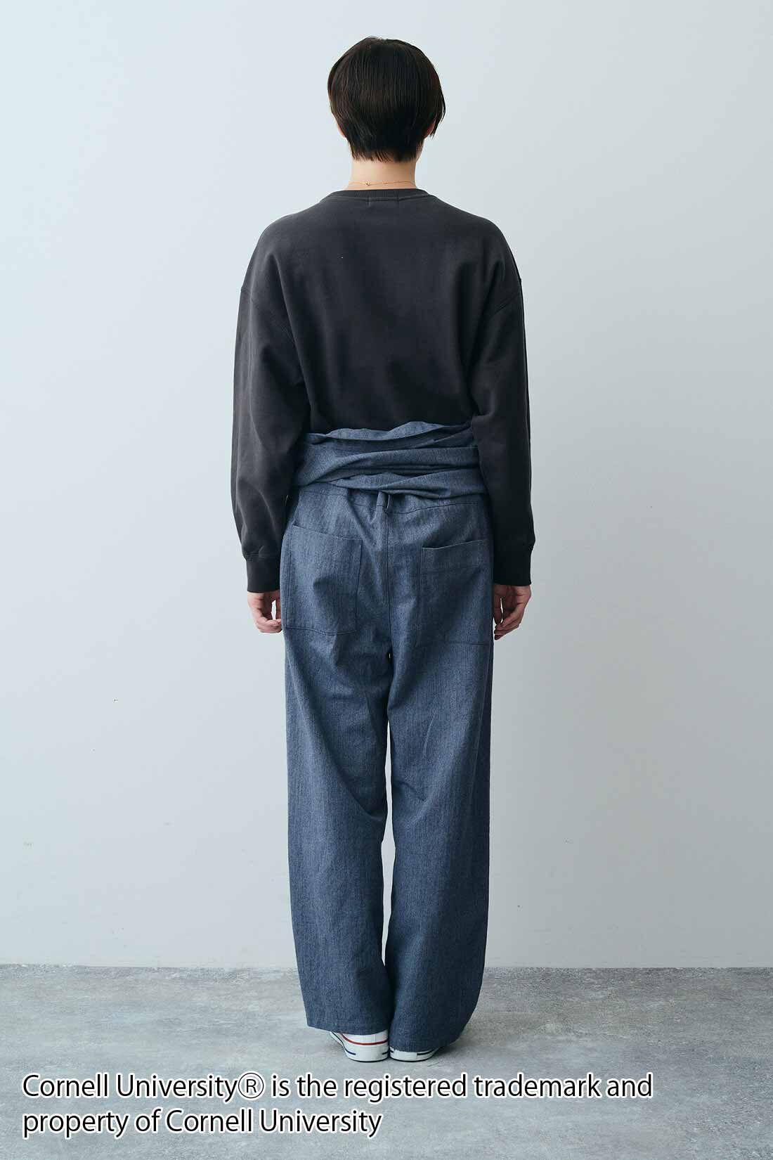 THREE FIFTY STANDARD|THREE FIFTY STANDARD ヘリンボーン柄のオールインワン〈ネイビー〉