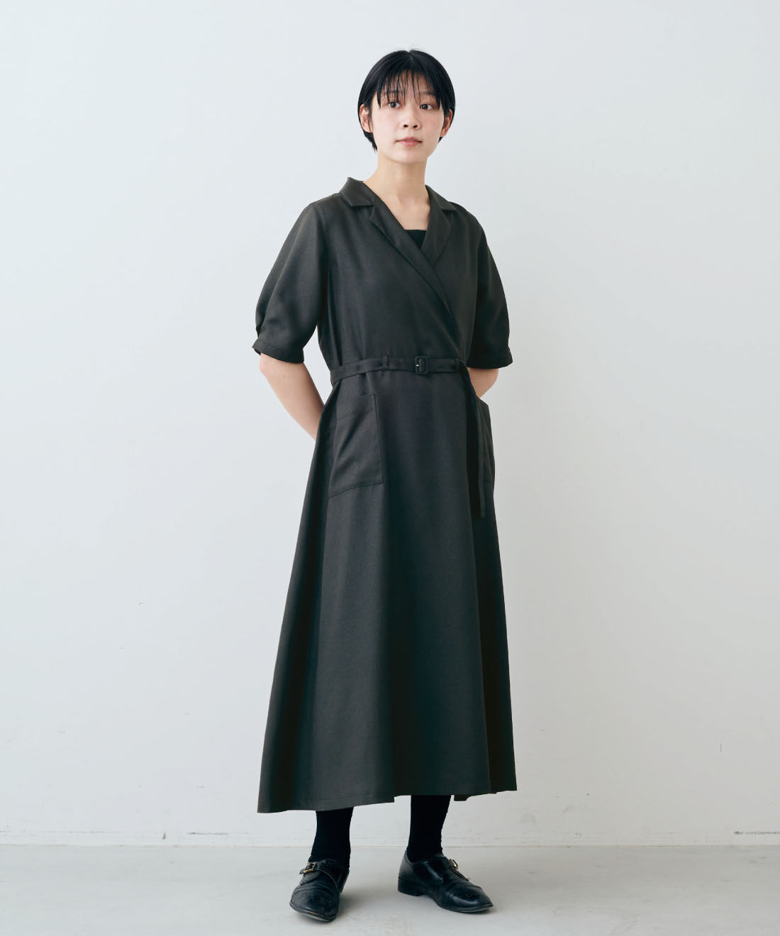 THREE FIFTY STANDARD|綿混 ベア天じく ブラキャミソールと日本製 抗菌防臭 レーヨンシルク混 ソックスのコーディネート