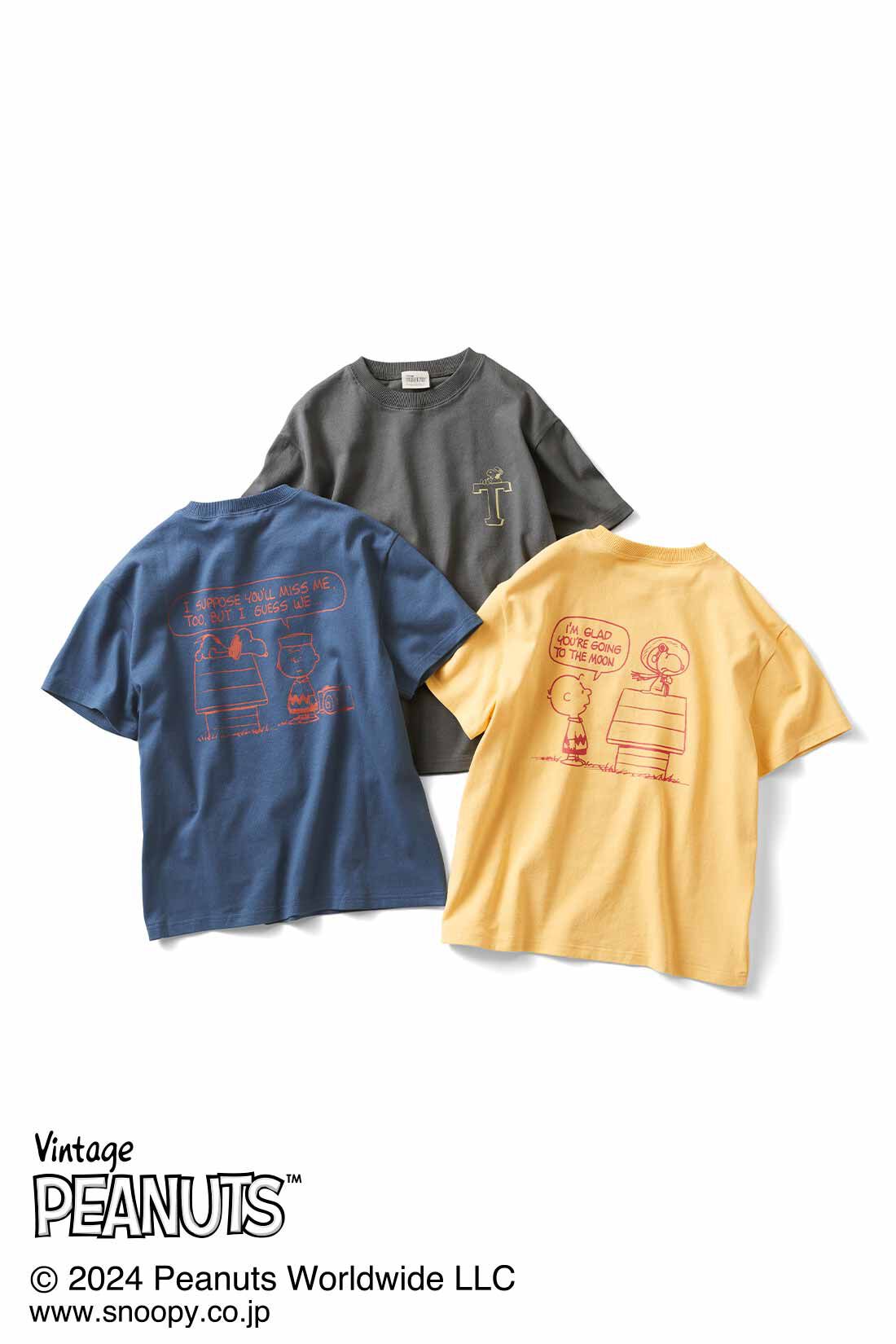 THREE FIFTY STANDARD|THREE FIFTY STANDARD PEANUTS〈スヌーピー＆フレンズ〉ロゴプリントTシャツの会