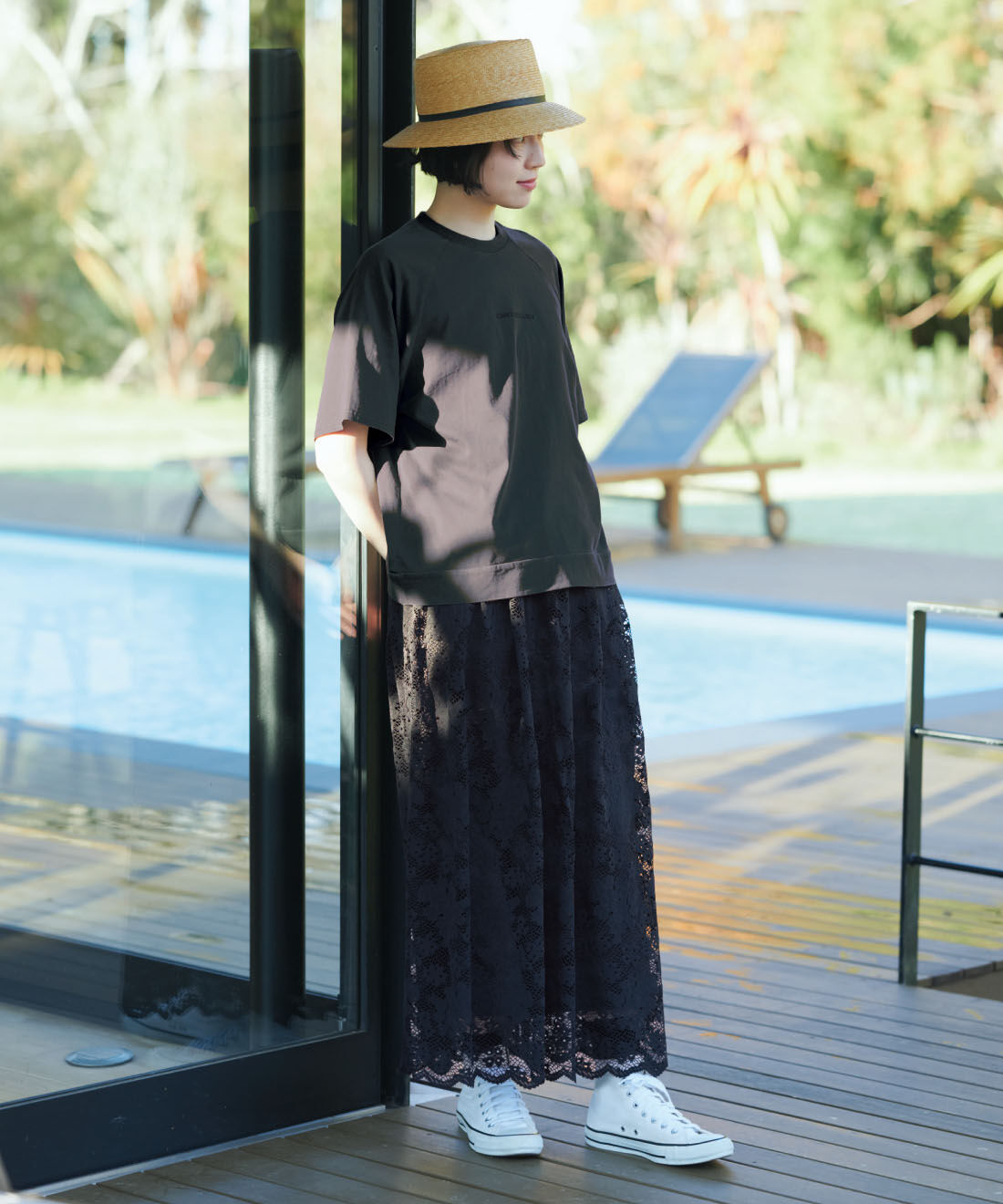 THREE FIFTY STANDARD|THREE FIFTY STANDARD　ピグメント加工のロゴプリントＴシャツの会