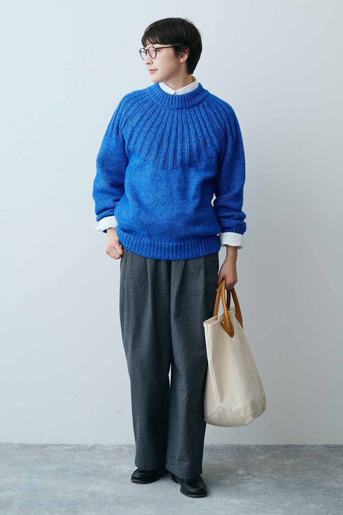 THREE FIFTY STANDARD|THREE FIFTY STANDARD ワイドな白シャツ