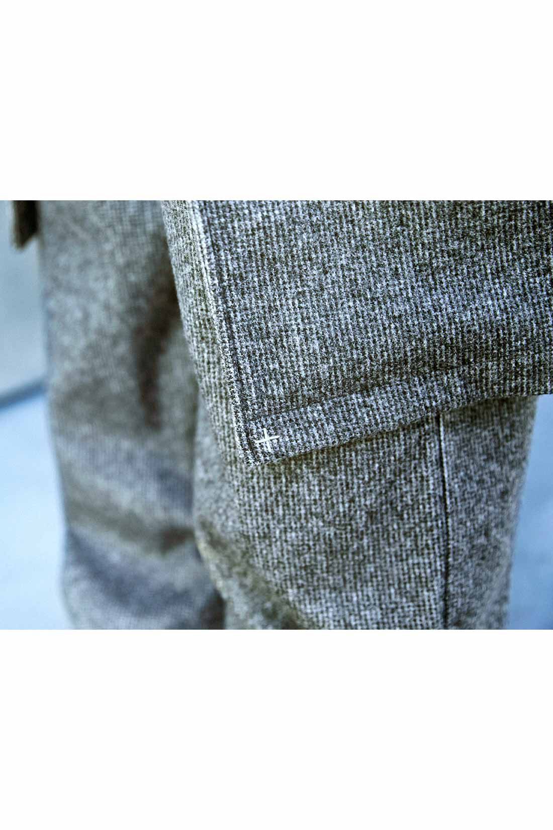 THREE FIFTY STANDARD|THREE FIFTY STANDARD　小谷 実由さんと作った 細かいチェック柄のアンクルコート〈グレー〉