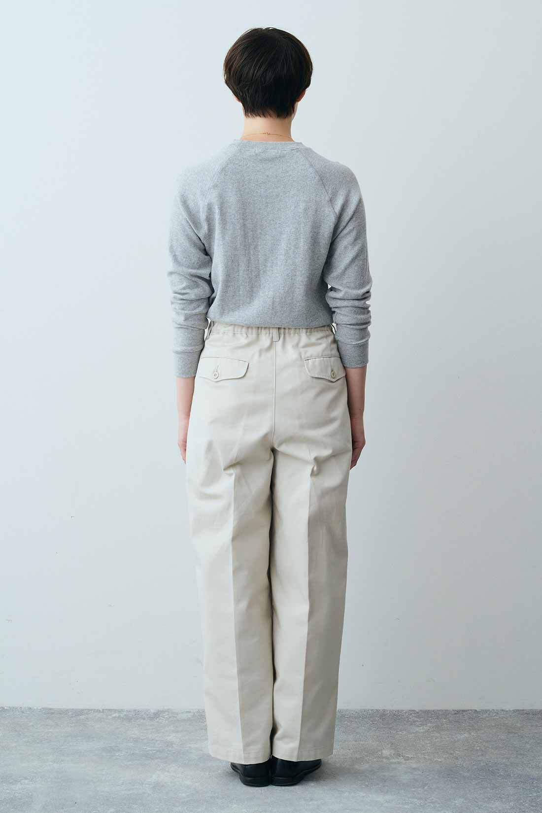THREE FIFTY STANDARD|スタンダードなチノパンツライトベージュ　ＴＦＳのコーディネート
