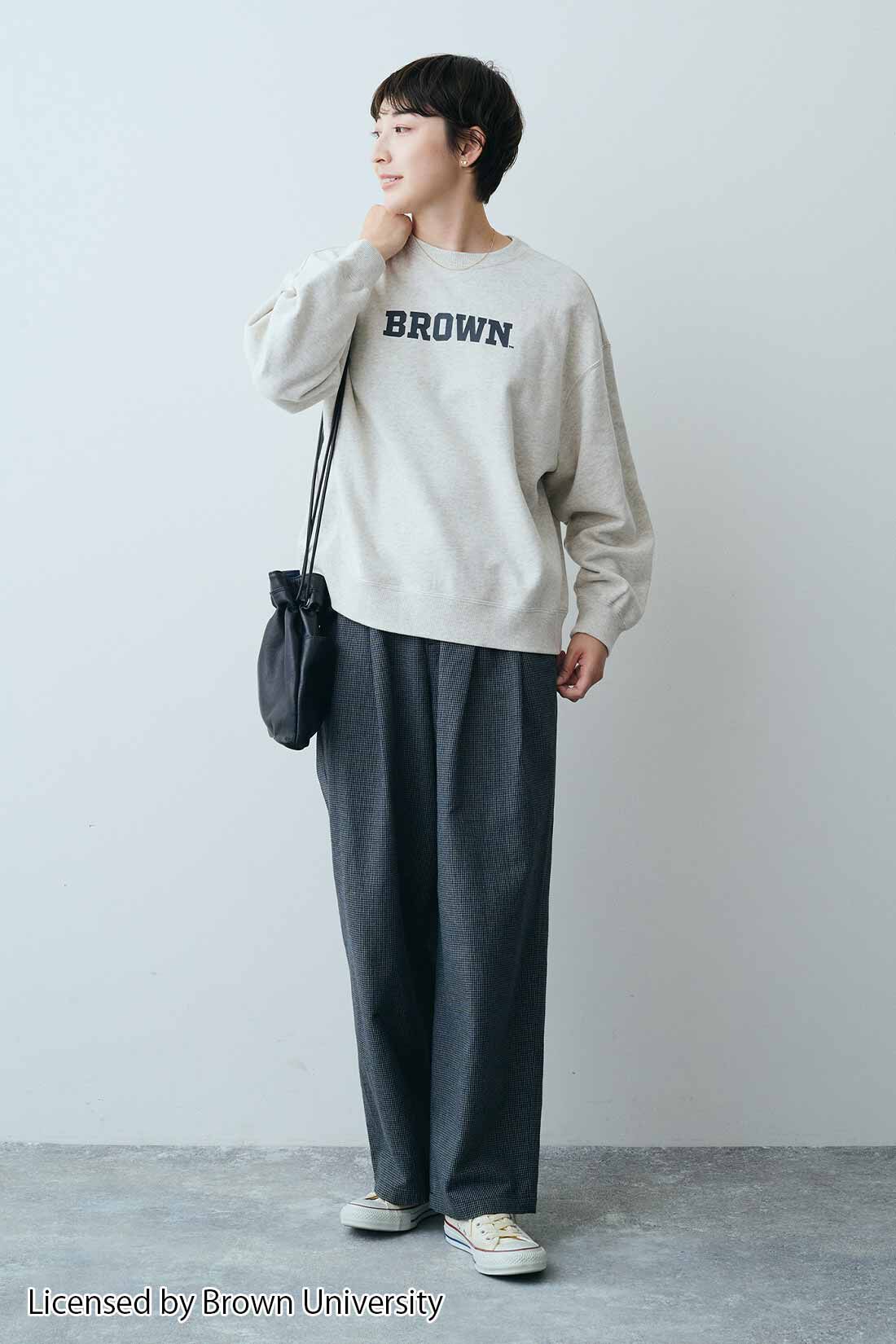 THREE FIFTY STANDARD|THREE FIFTY STANDARD 別注カレッジロゴスウェットトップス〈オートミール〉
