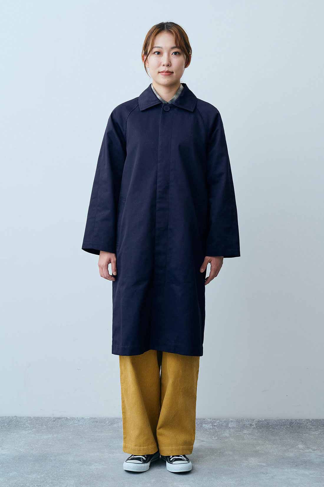 THREE FIFTY STANDARD|オンブレチェックシャツＢＫ　ＴＦＳとコーデュロイパンツマスタードイエローＴＦＳのコーディネート