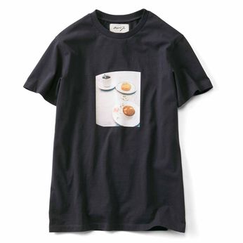 小谷実由さんコラボ フォトＴシャツ〈チャコールグレー〉