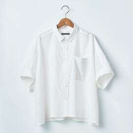 THREE FIFTY STANDARD | オーガニックコットン ワイドシルエット シャツ〈オフホワイト〉
