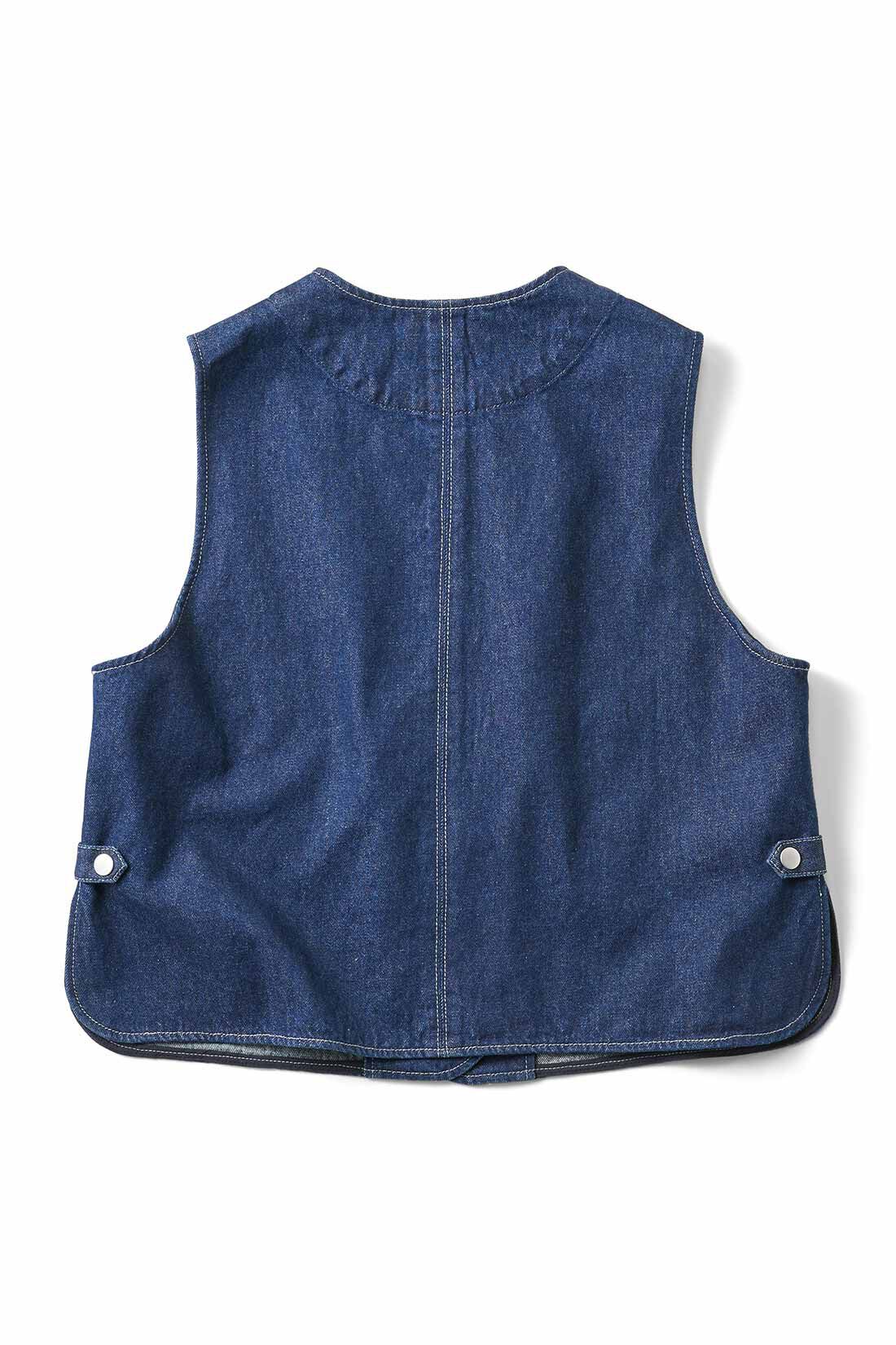THREE FIFTY STANDARD|THREE FIFTY STANDARD 編集部と作った シンプルにこだわったラップデザインのデニムベスト
