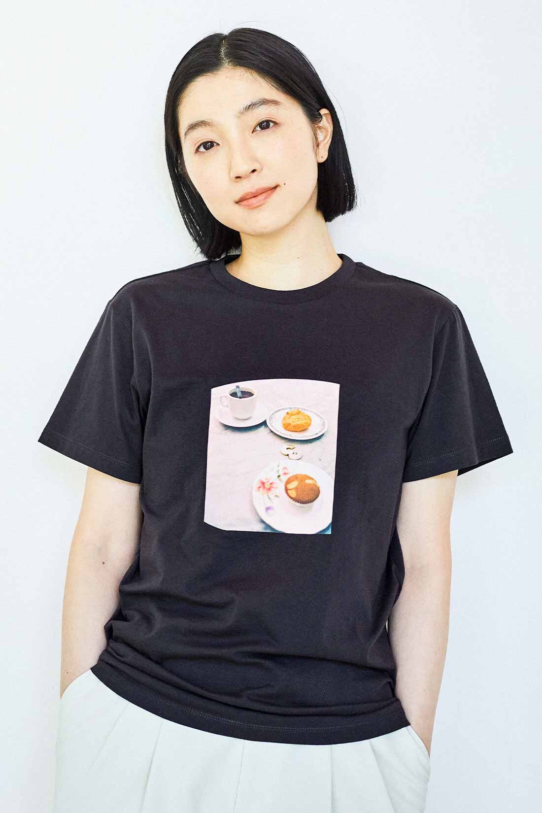 THREE FIFTY STANDARD|THREE FIFTY STANDARD 小谷 実由さんと作った 想い出のフォトTシャツ〈チャコールグレー〉