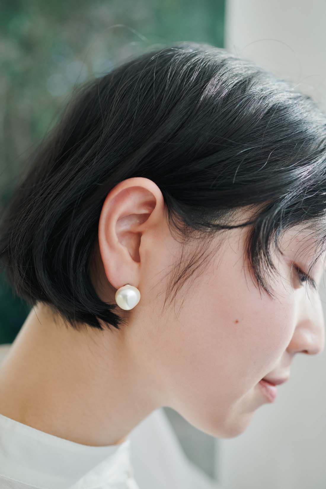 THREE FIFTY STANDARD|THREE FIFTY STANDARD　ガラスパールのイヤアクセサリー
