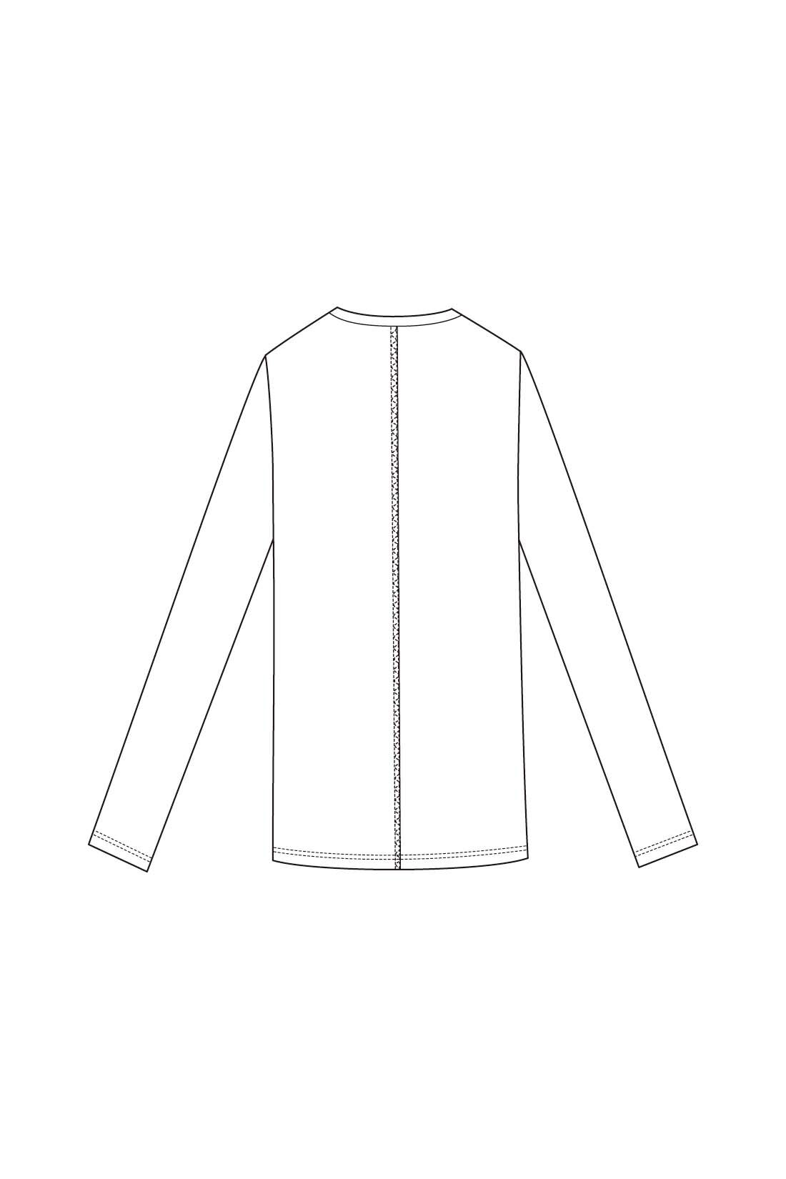 THREE FIFTY STANDARD［スリーフィフティースタンダード］|THREE FIFTY STANDARD　シアーなカットソートップスの会|BACK