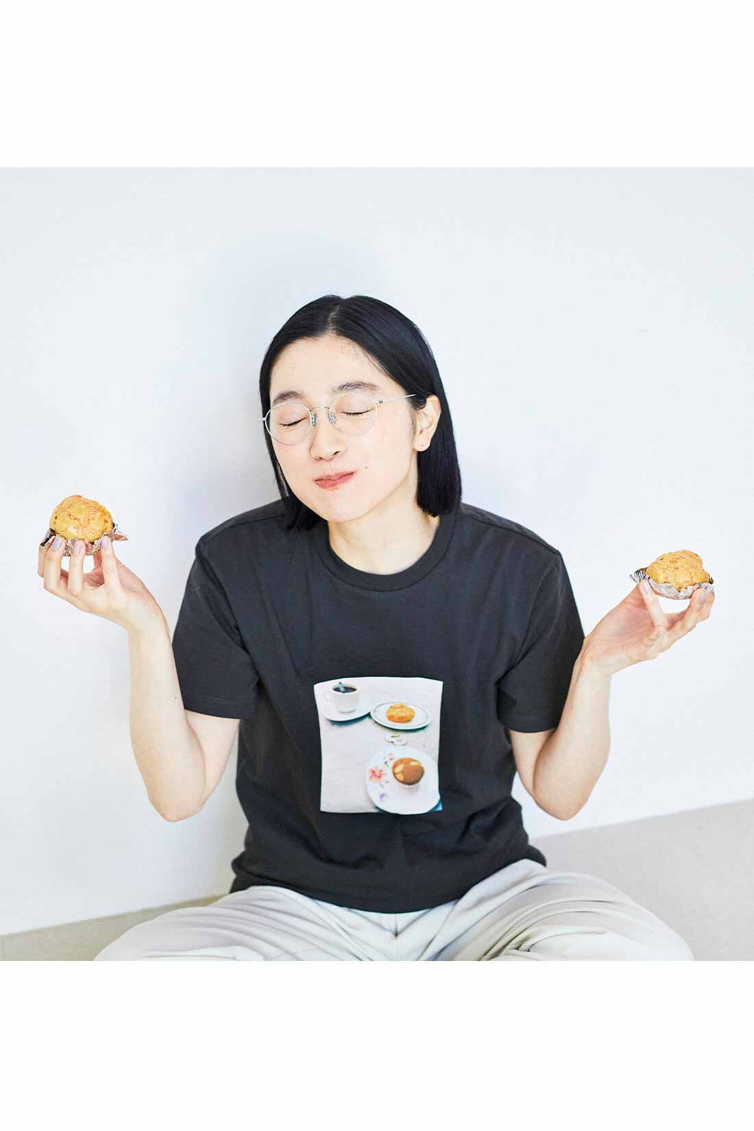 THREE FIFTY STANDARD|THREE FIFTY STANDARD 小谷 実由さんと作った 想い出のフォトTシャツ〈チャコールグレー〉
