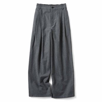千鳥格子のタックワイドパンツＴＦＳ