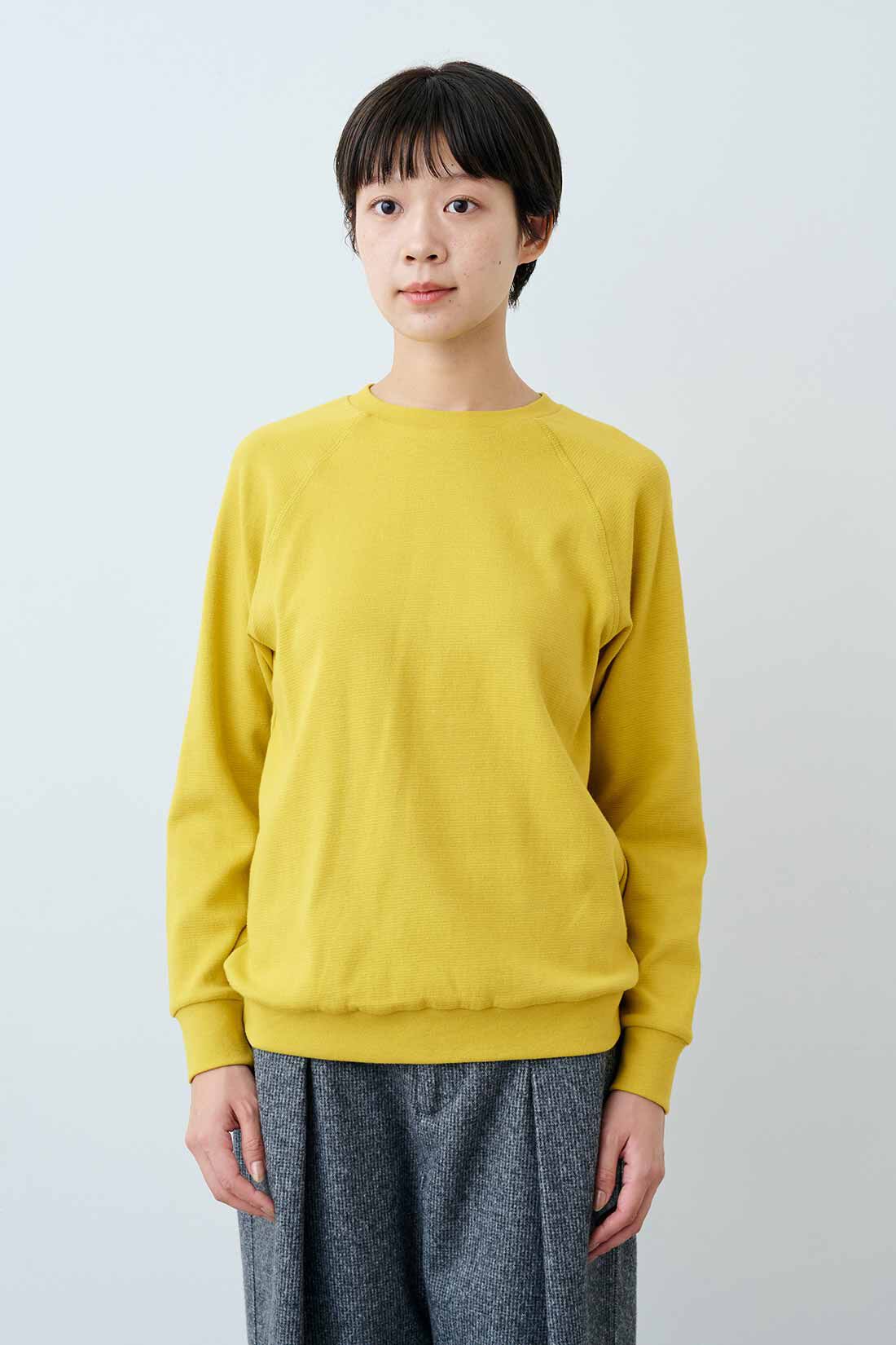 THREE FIFTY STANDARD|THREE FIFTY STANDARD　フライス編みのストレッチラグランスリーブTシャツの会