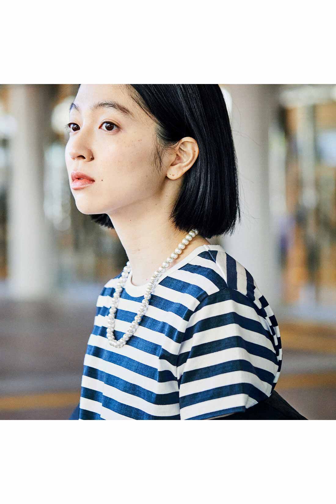 THREE FIFTY STANDARD|THREE FIFTY STANDARD すっきりシルエットのボーダーTシャツの会