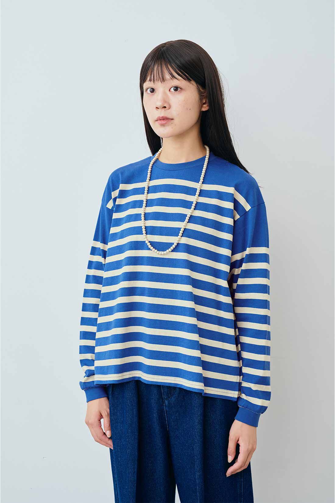 THREE FIFTY STANDARD|THREE FIFTY STANDARD 桜の木から削り出したウッドパールロングネックレス