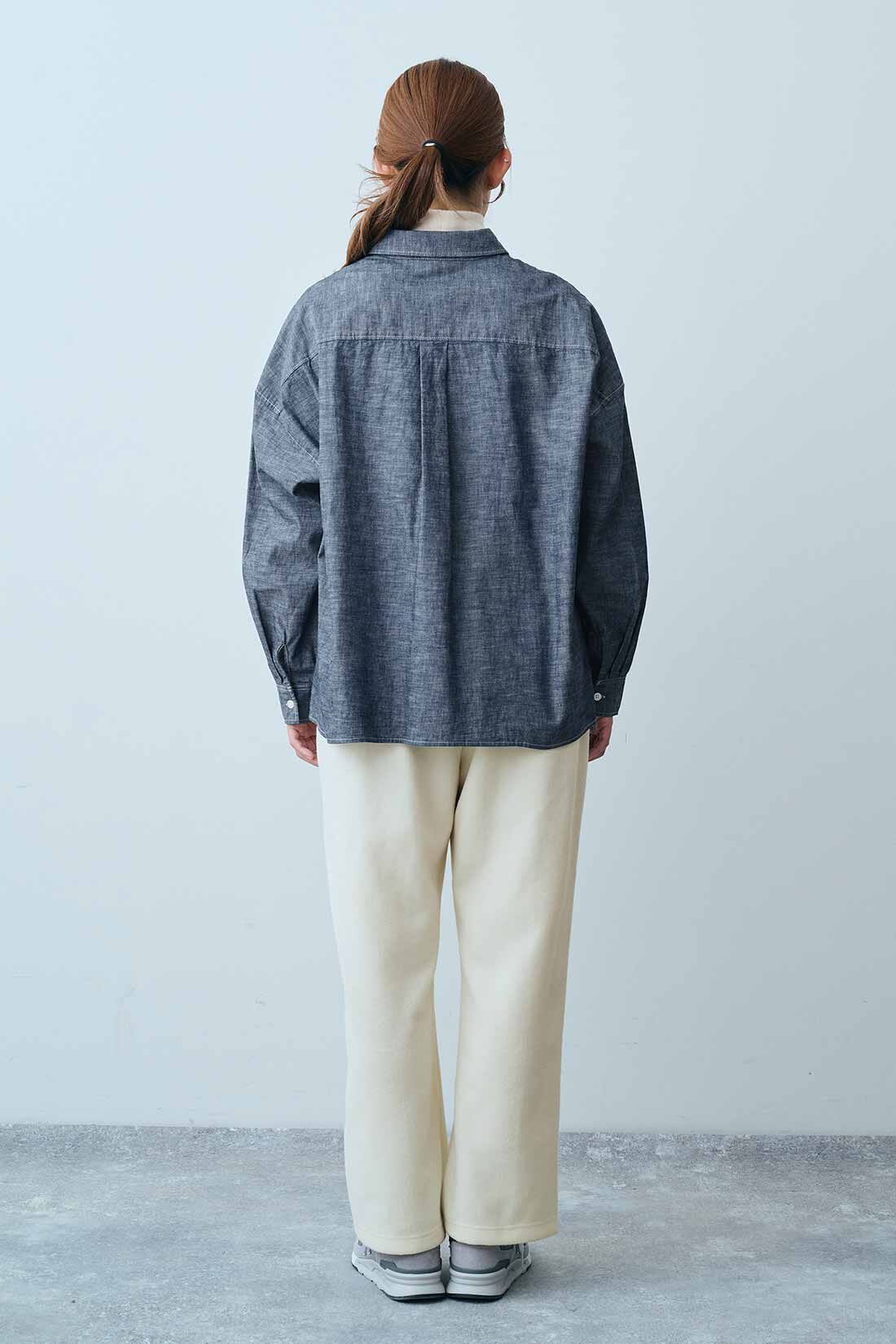 THREE FIFTY STANDARD|あったか両面起毛タートルＴＦＳときちんと見えカットソーパンツＴＦＳのコーディネート