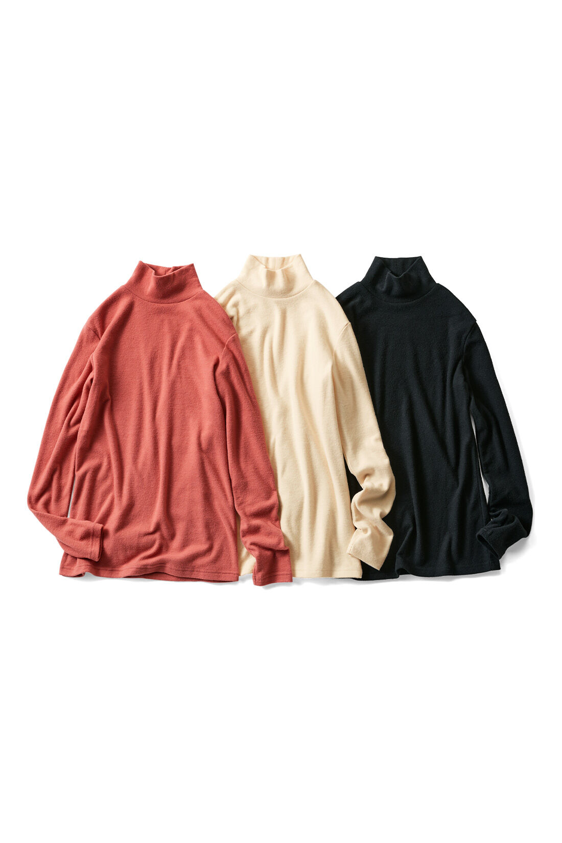THREE FIFTY STANDARD|THREE FIFTY STANDARD あったか両面起毛 タートルインナーの会