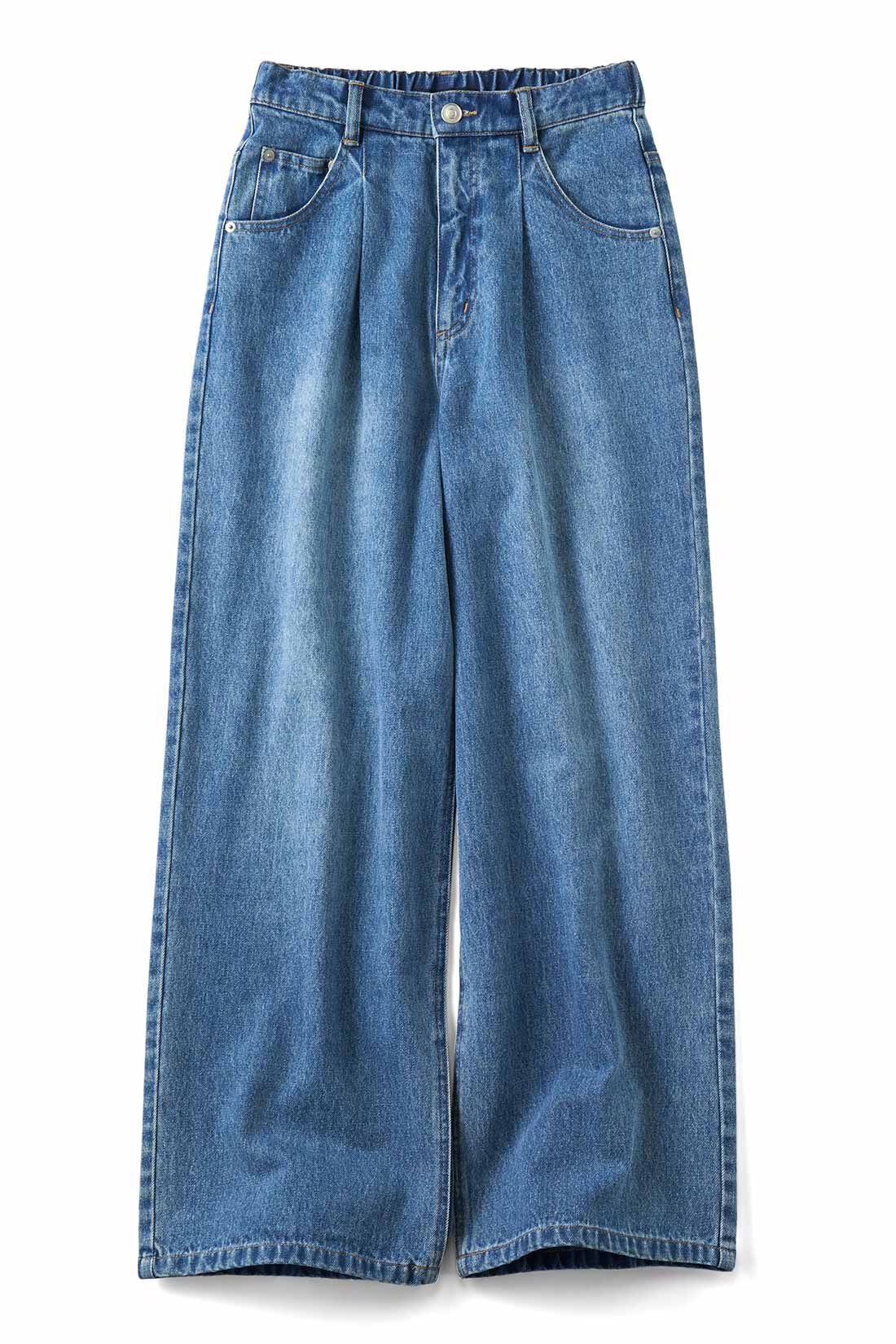 THREE FIFTY STANDARD|THREE FIFTY STANDARD タックバギーデニムパンツ