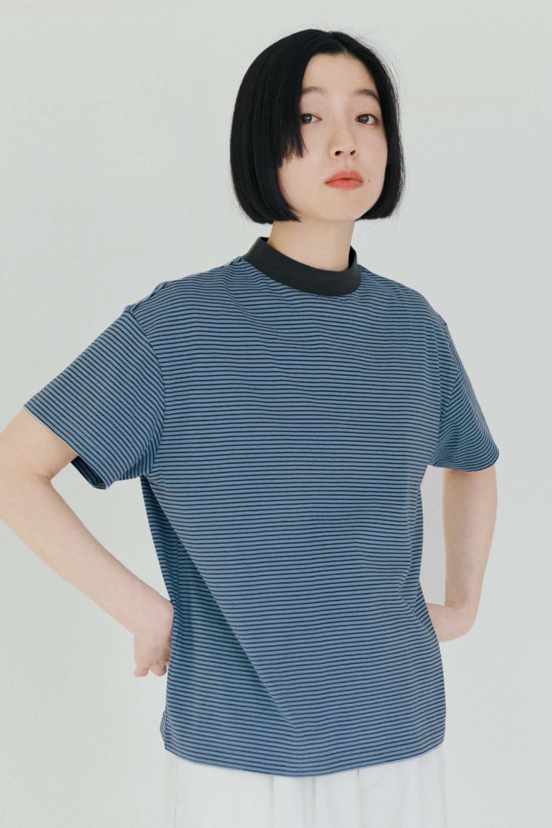 THREE FIFTY STANDARD［スリーフィフティースタンダード］|こだわりボーダーTシャツの会のコーディネート