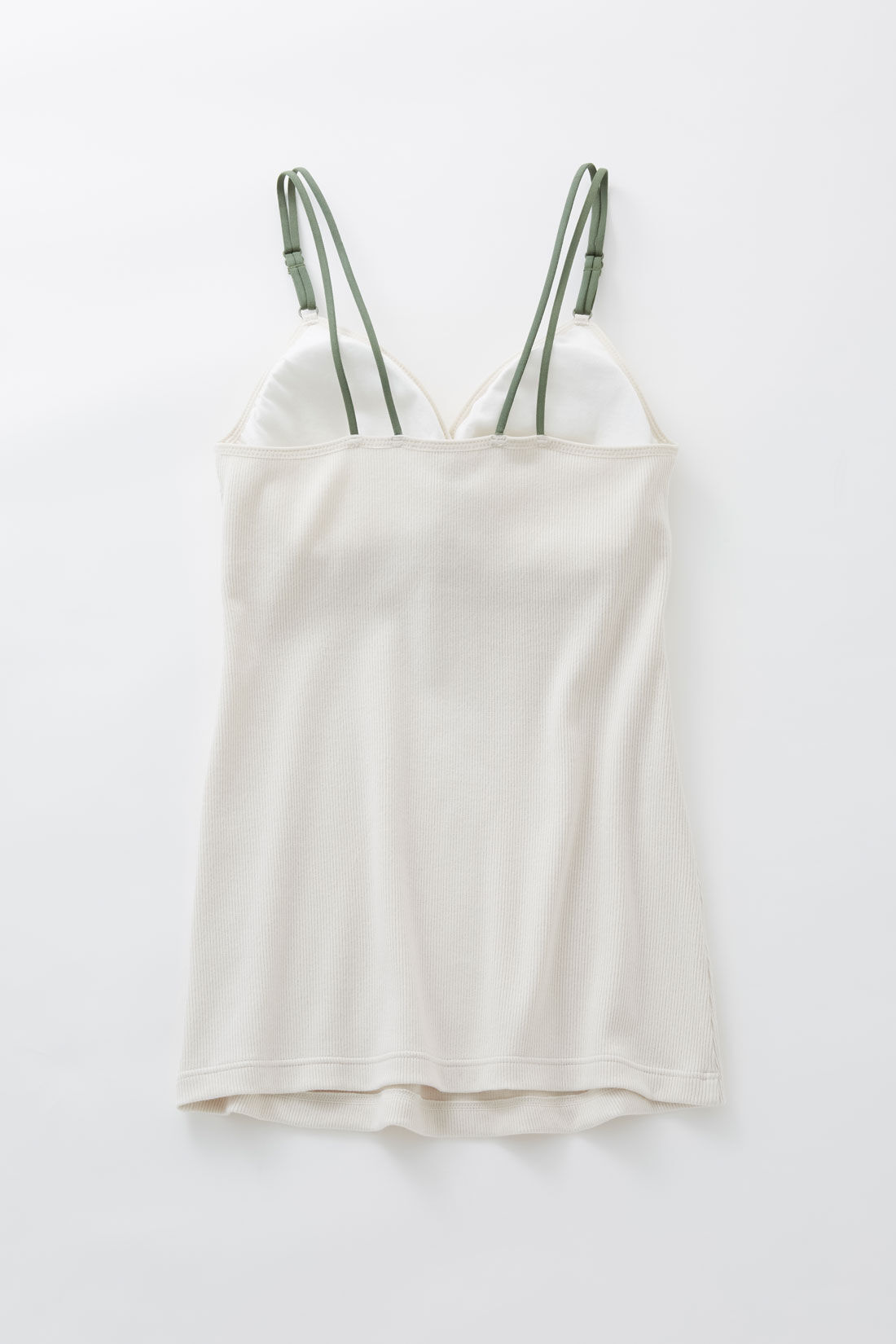 FELISSIMO Mama|［Mama select］産前・産後使える　ストラップが伸びて授乳しやすい　カップ付きカシュクール授乳ブラキャミソール〈オフベージュ〉