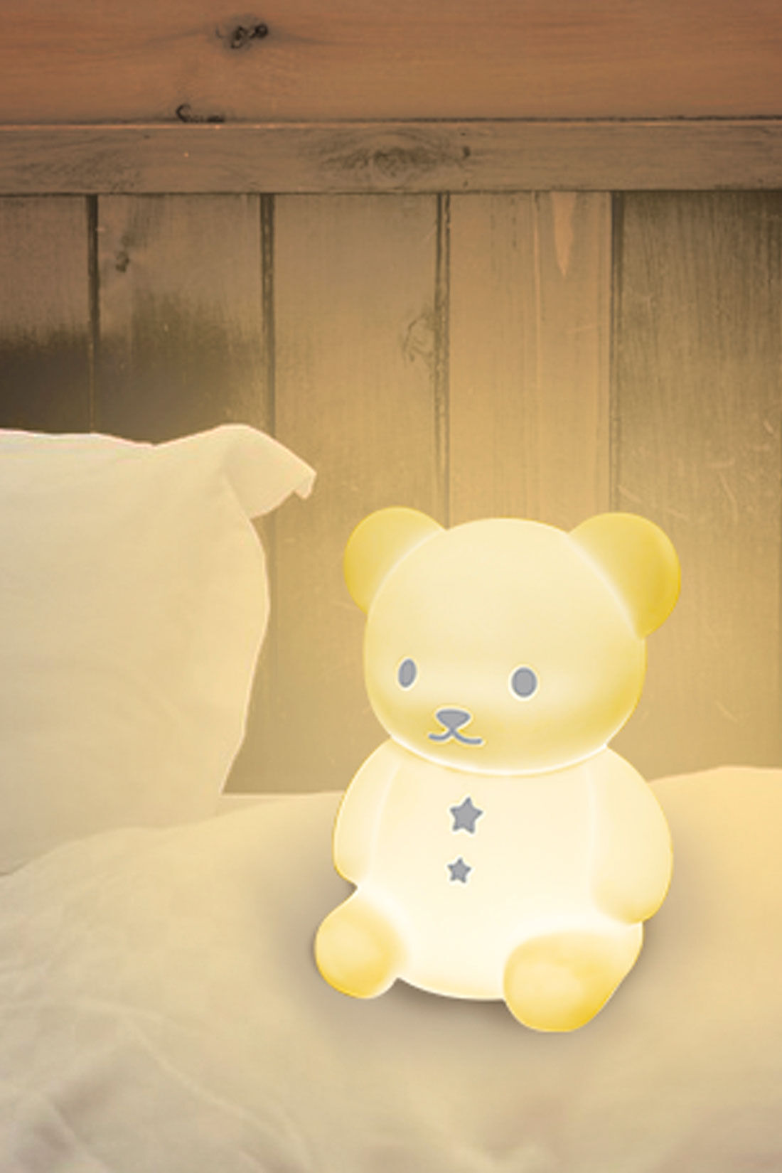 FELISSIMO Mama|［Mama select］Hashy こぐまのおやすみライト〈グレー〉