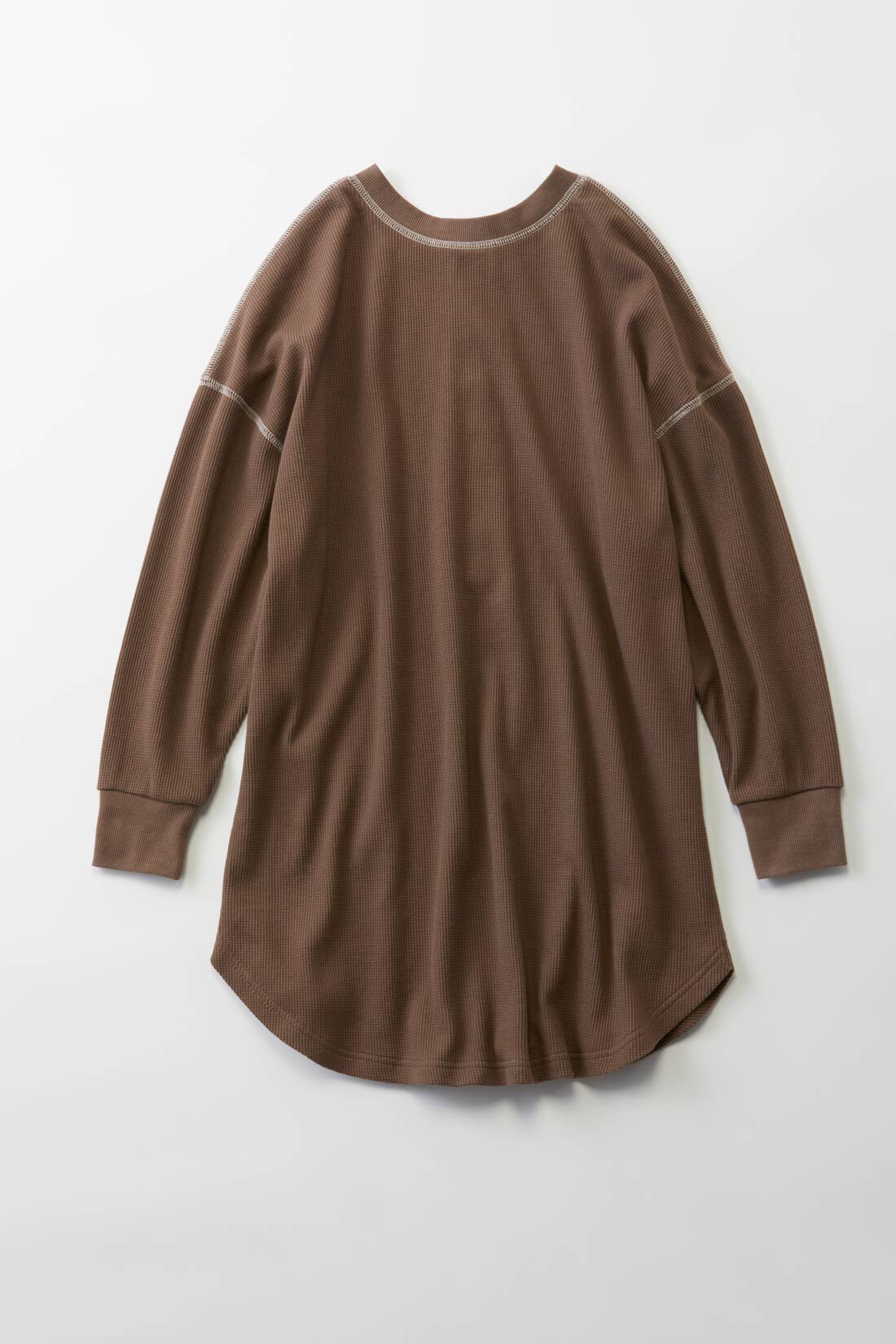 フェリシモMama|Moredde　ワッフル素材のルームウェアセット〈ベージュ〉|※写真は別色です。