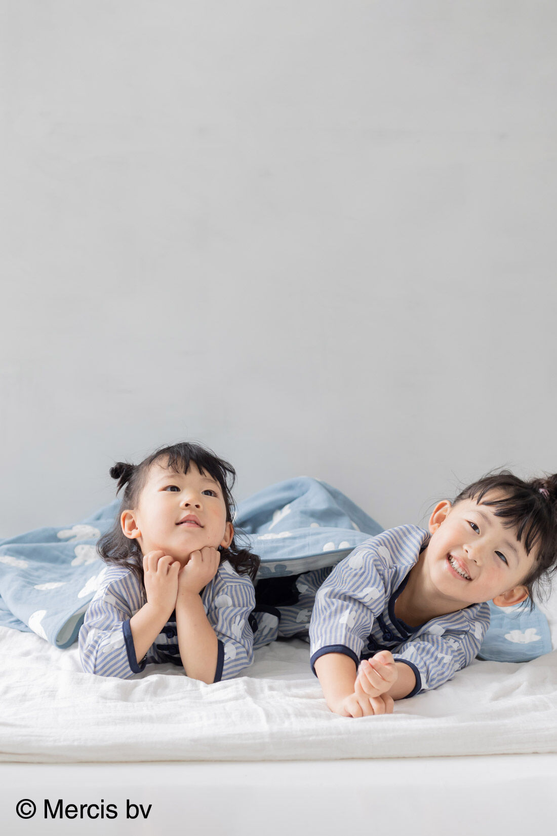 フェリシモMama|リブ イン コンフォート ×miffy　ふわふわダブルガーゼのストライプ長袖キッズセットアップ
