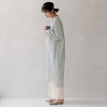 フェリシモMama | マタニティから産後使えるワンピパジャマ〈グリーン