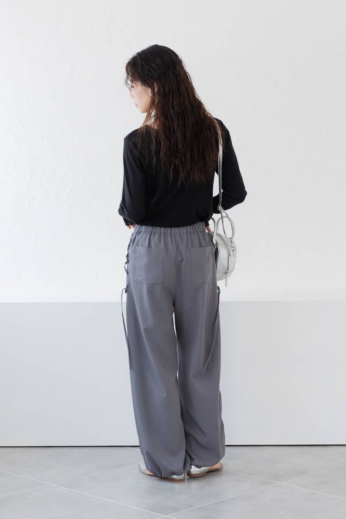 フェリシモMama|Moredde　心地いい素材の袖口シアー２ーＷＡＹ授乳トップス〈ブラック〉