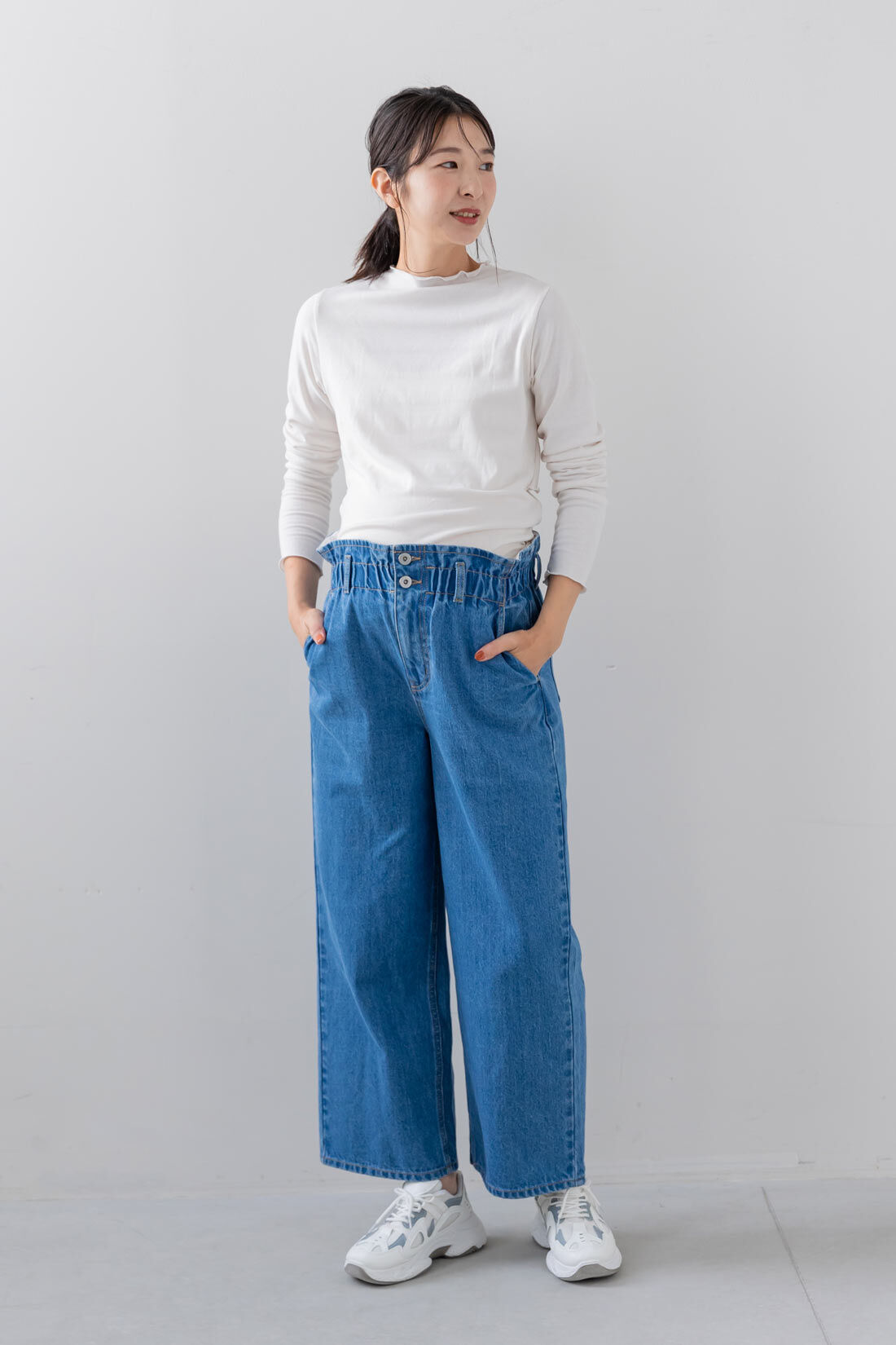 フェリシモMama|Moredde　心地いい素材の２－ＷＡＹ授乳トップス〈オフホワイト〉|前後着られる２－WAY仕様