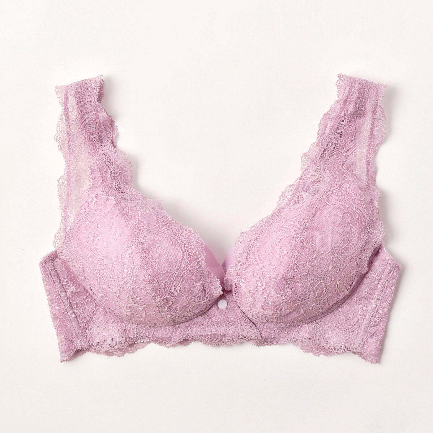 フェリシモMama|マタニティから産後も使える　ストレッチレース即授乳ブラジャー〈ラベンダー〉