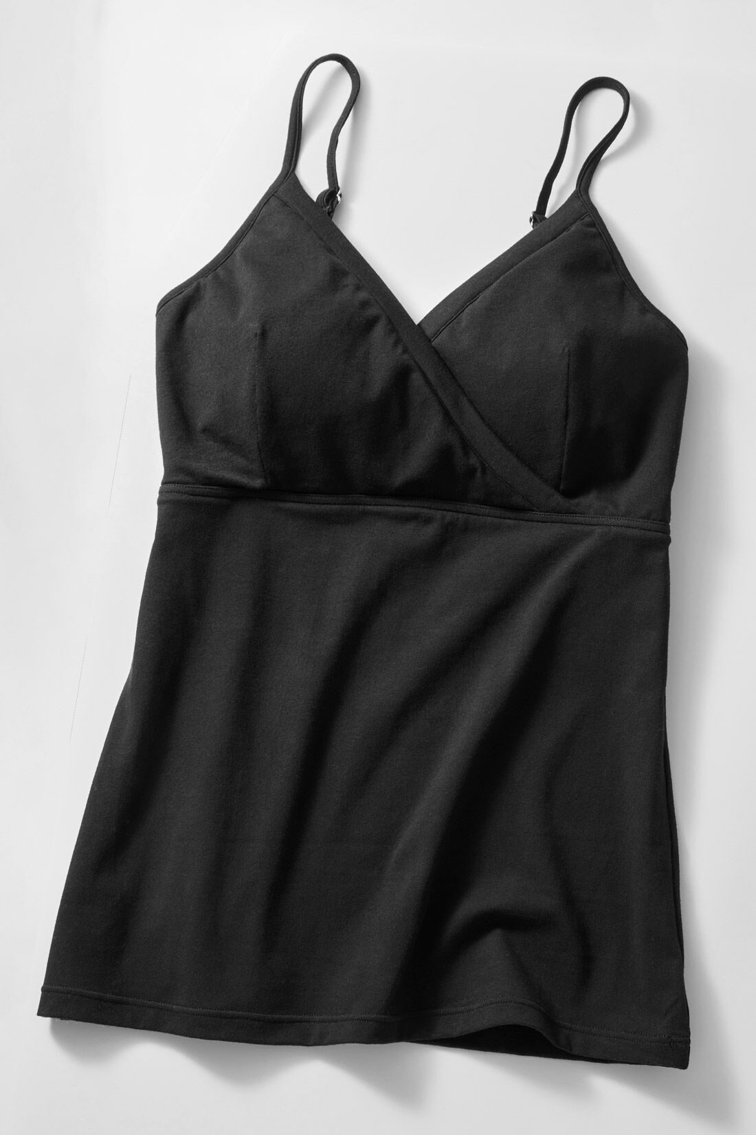 フェリシモMama|Moredde　わた入り吸水速乾パッドと防水布で漏れにくい　綿混授乳ブラキャミソール〈ブラック〉【コーデ買いキャンペーン】