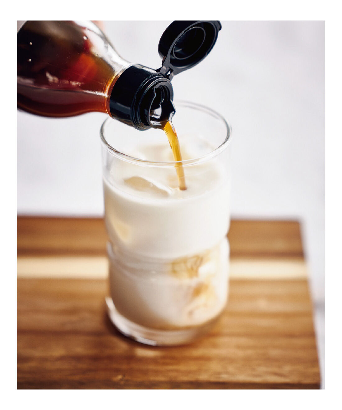 純農|純農 老舗のお茶で作った 丹羽茶舗 ほうじ茶ラテシロップの会|お家でカフェ気分♪ ほうじ茶ラテ（牛乳割り）